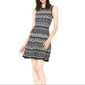 Taylor & Sage Fit and Flare Sweater Dress